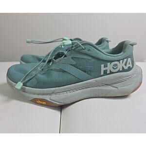 HOKA Womens Transport Shoe Sneaker Womens 7B Turquoise Walking Hiking Casual